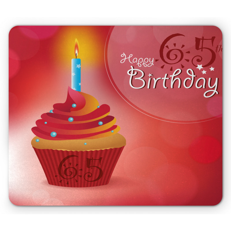 Birthday Cupcake Mouse Pad