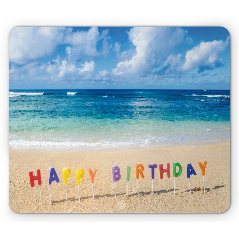 Happy Birthday Sign Mouse Pad