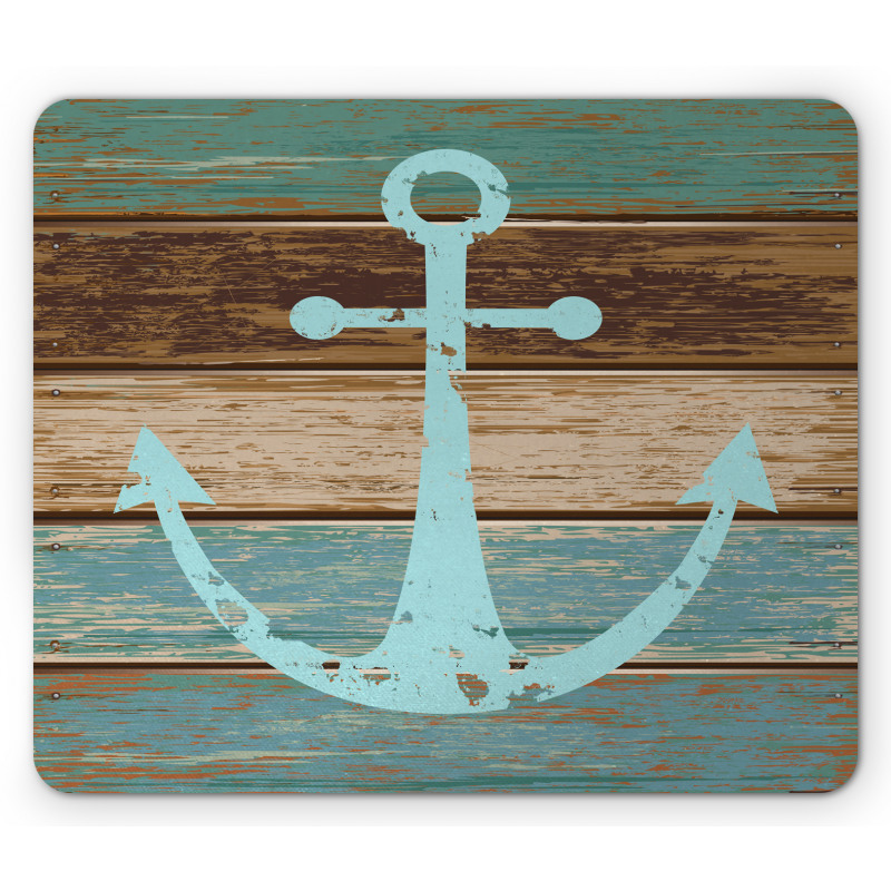 Nautical Rustic Mouse Pad