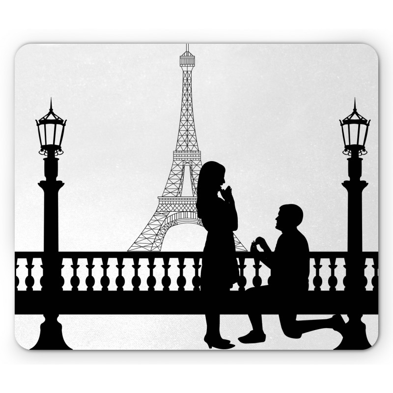 Paris City Lovers Mouse Pad
