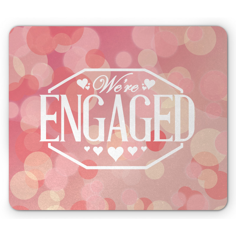 Engagement Card Mouse Pad