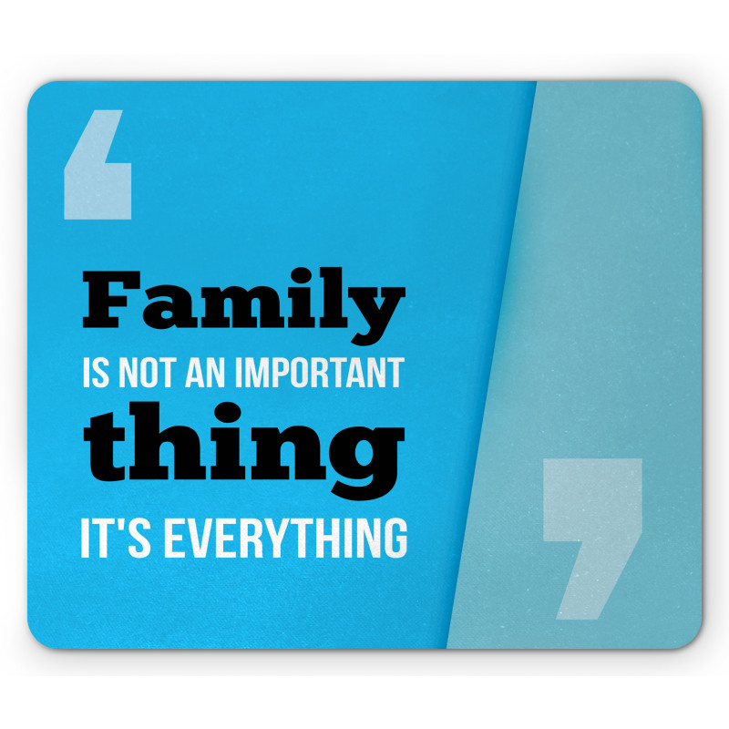 Family Writing Mouse Pad