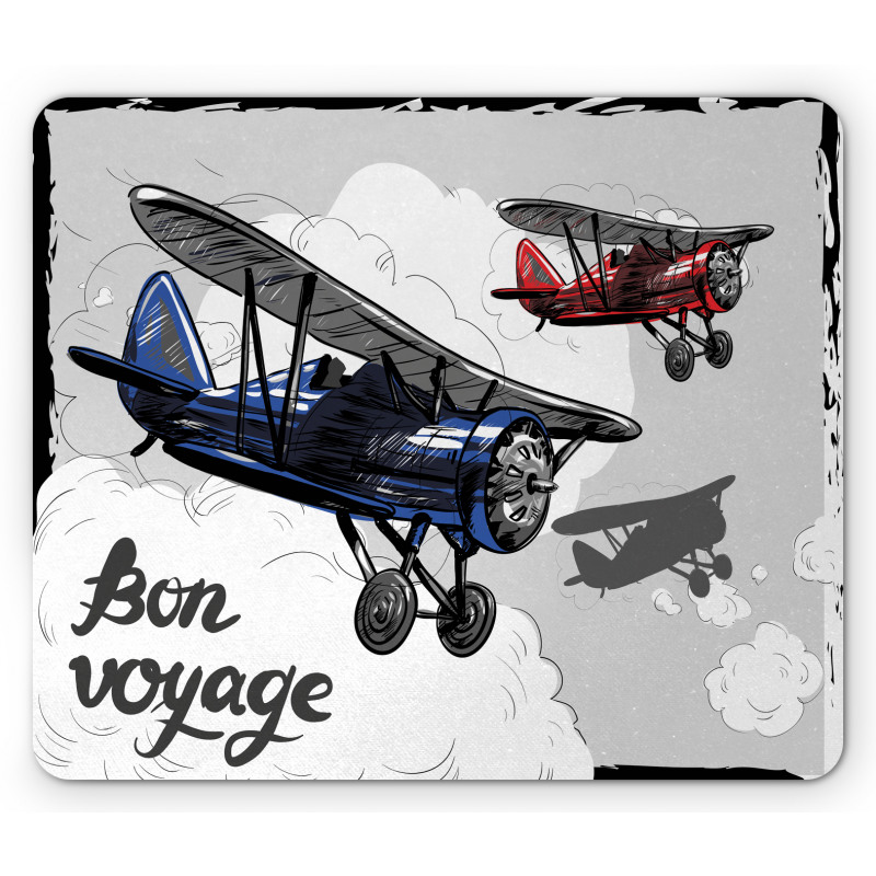 Retro Bon Voyage Mouse Pad