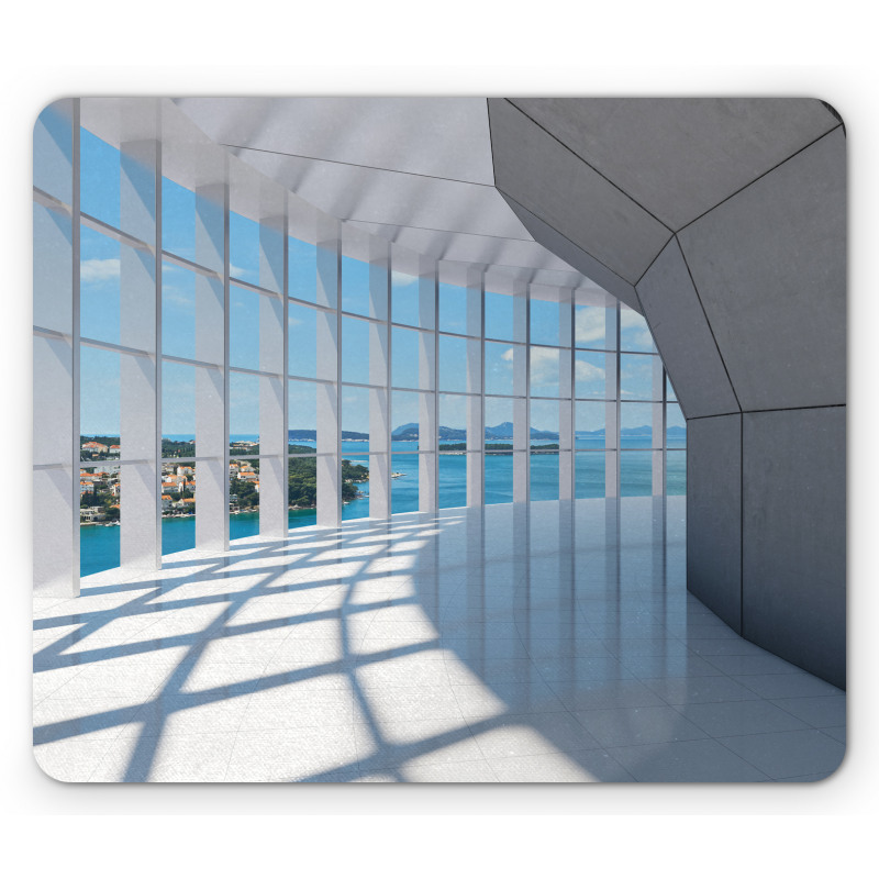 Skyscrapers Seascape View Mouse Pad