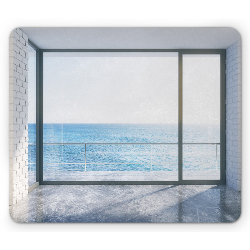 Ocean Scenery Apartment Mouse Pad