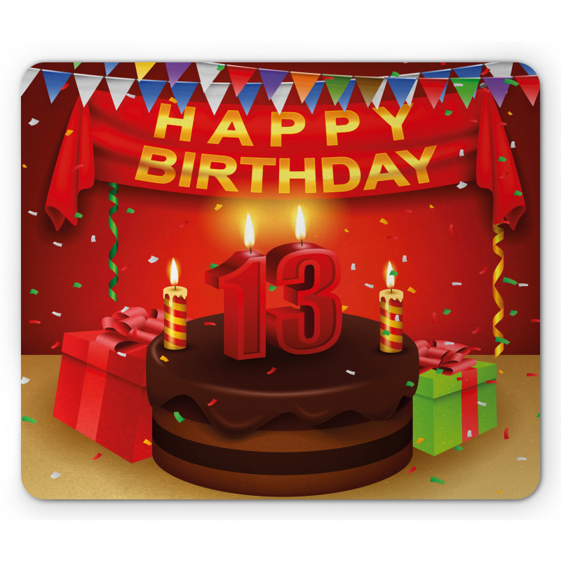 Birthday Party Cake Mouse Pad