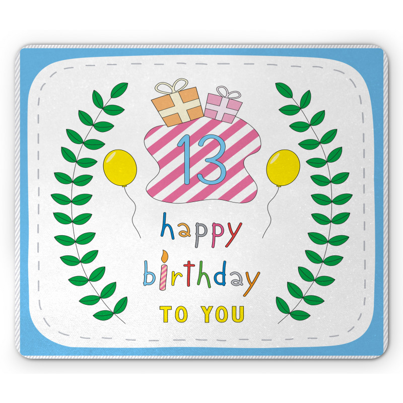 13th Birthday Gifts Mouse Pad
