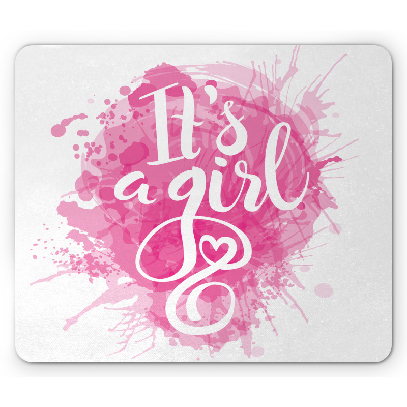 It's a Girl Baby Mouse Pad