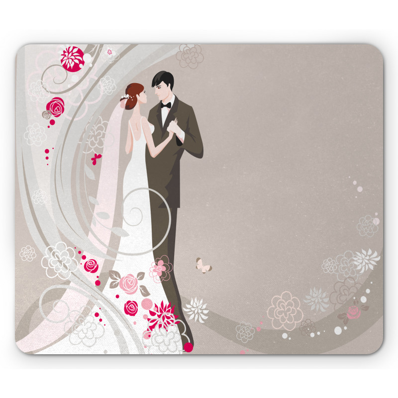 Ceremony Bride Groom Mouse Pad
