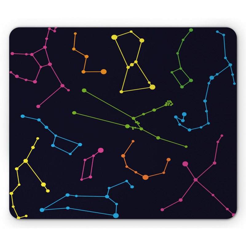 Colorful Galactic Mouse Pad