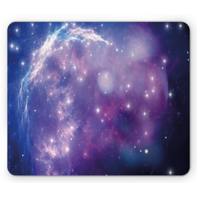 Purple Nebula Mouse Pad