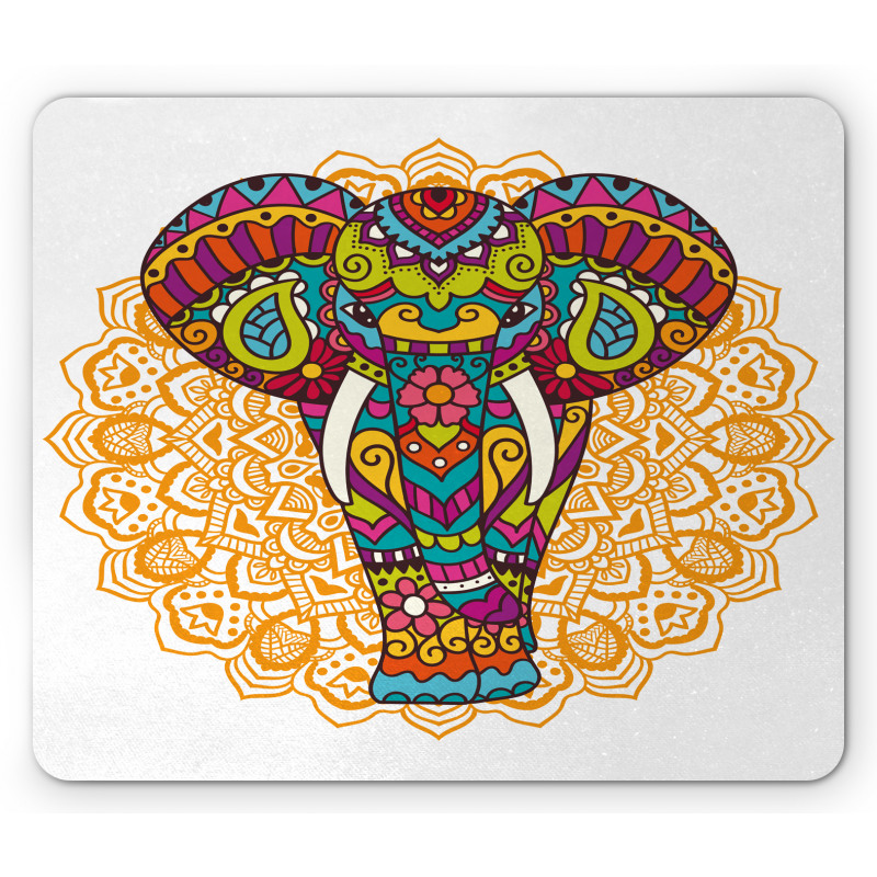 Ethnic Animal Mouse Pad