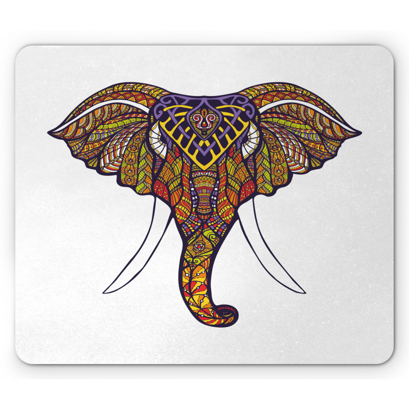 Tribal Colored Mouse Pad