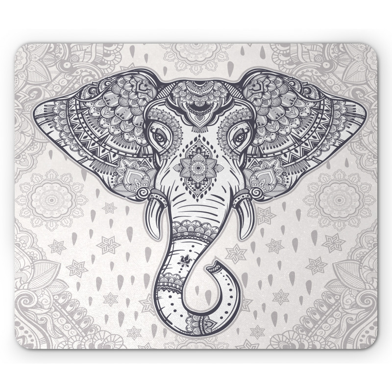 Bohem Hippie Motif Mouse Pad