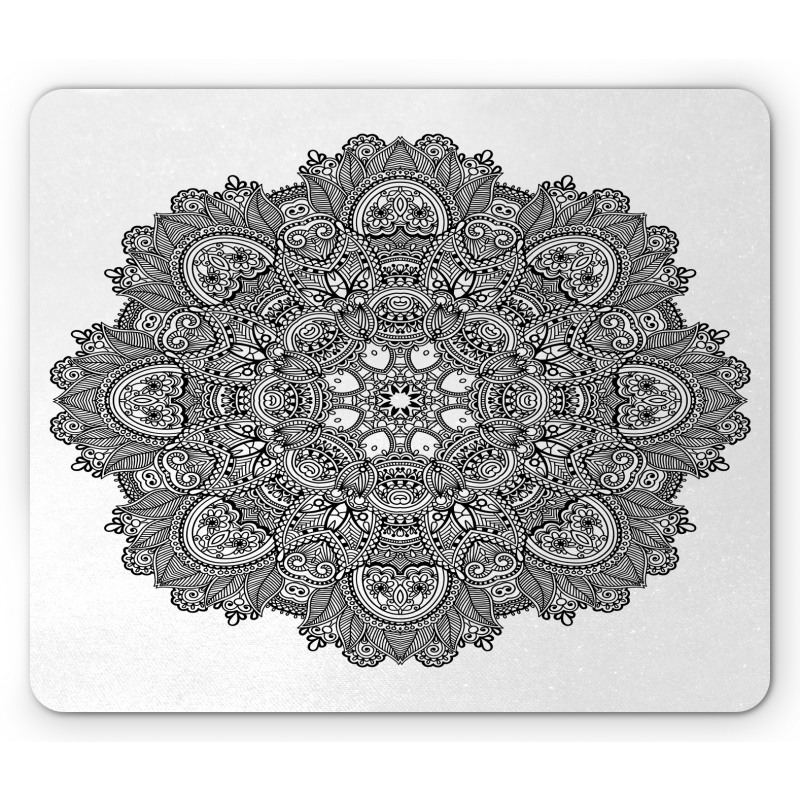 Detailed Mosaic Theme Mouse Pad