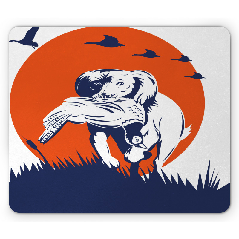 Cocker Dog and Ducks Mouse Pad