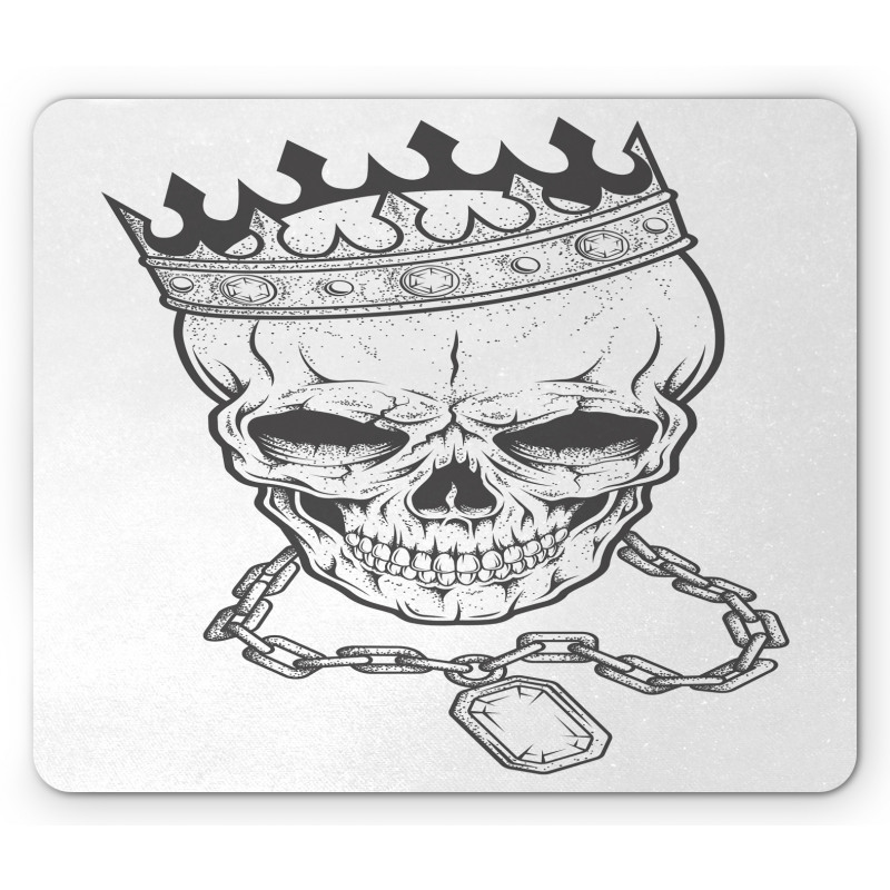 Skull Hip Hop Style Sketch Mouse Pad