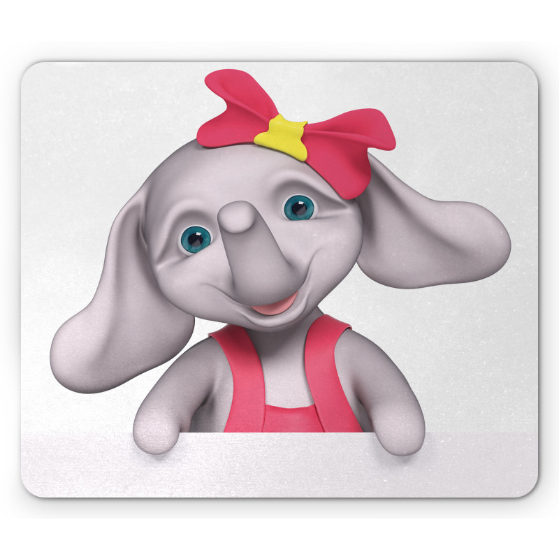 Smiling Girl Mouse Pad