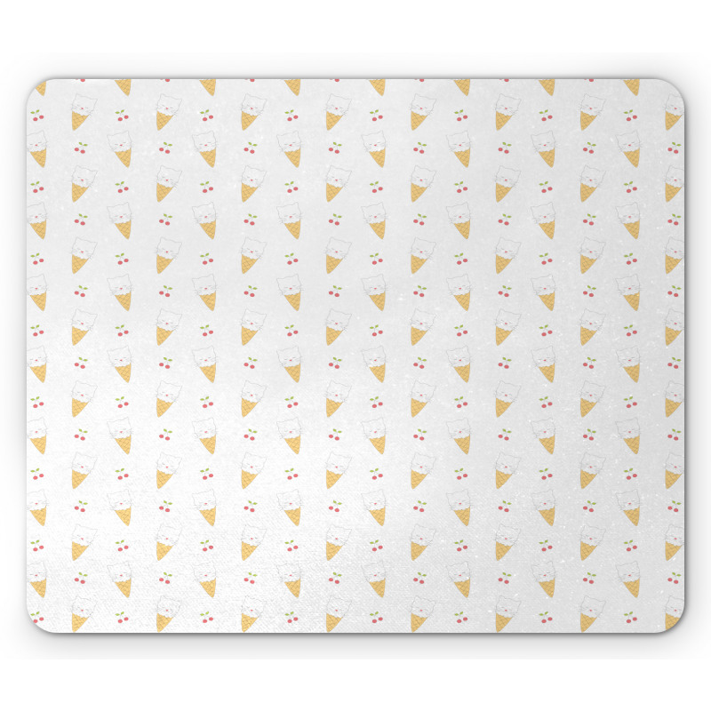 Kitty Cones Mouse Pad