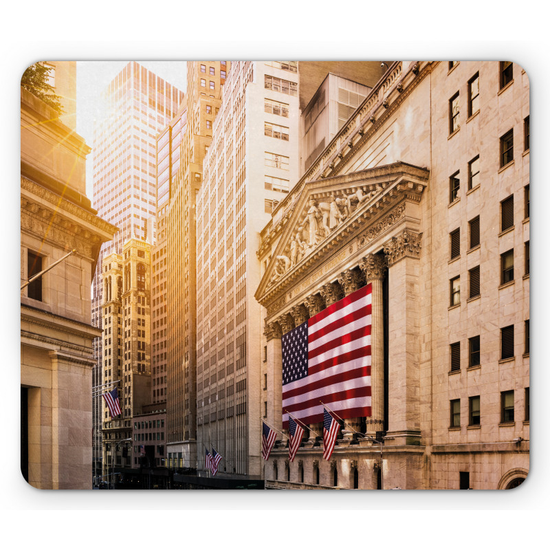 Wall Street Flags Mouse Pad