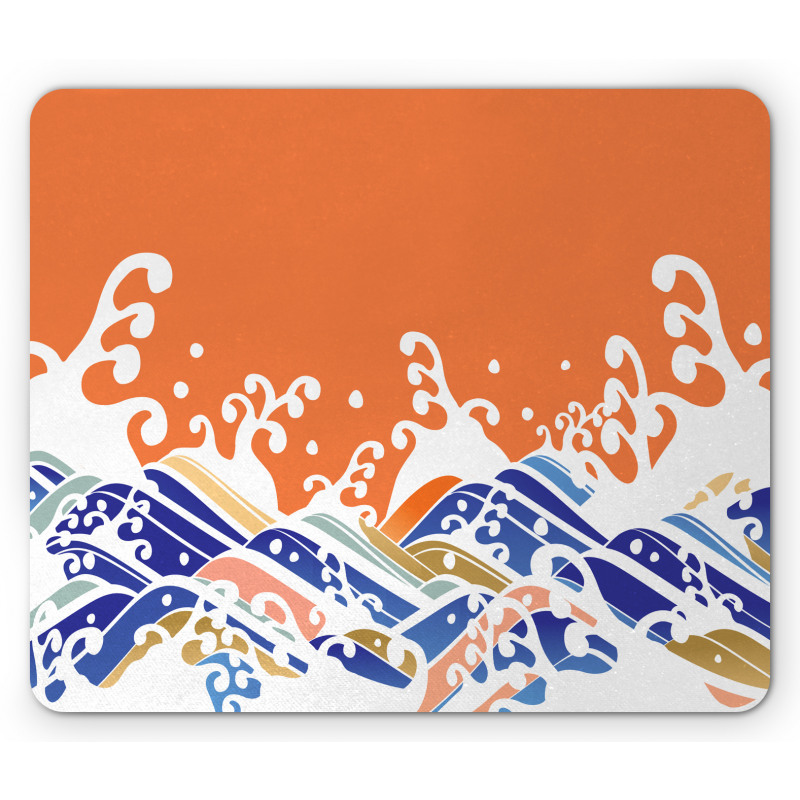 Vibrant Spindrift Mouse Pad