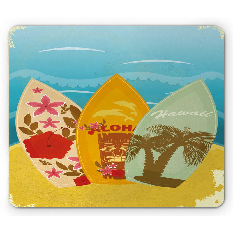 Surfboard Exotic Mouse Pad