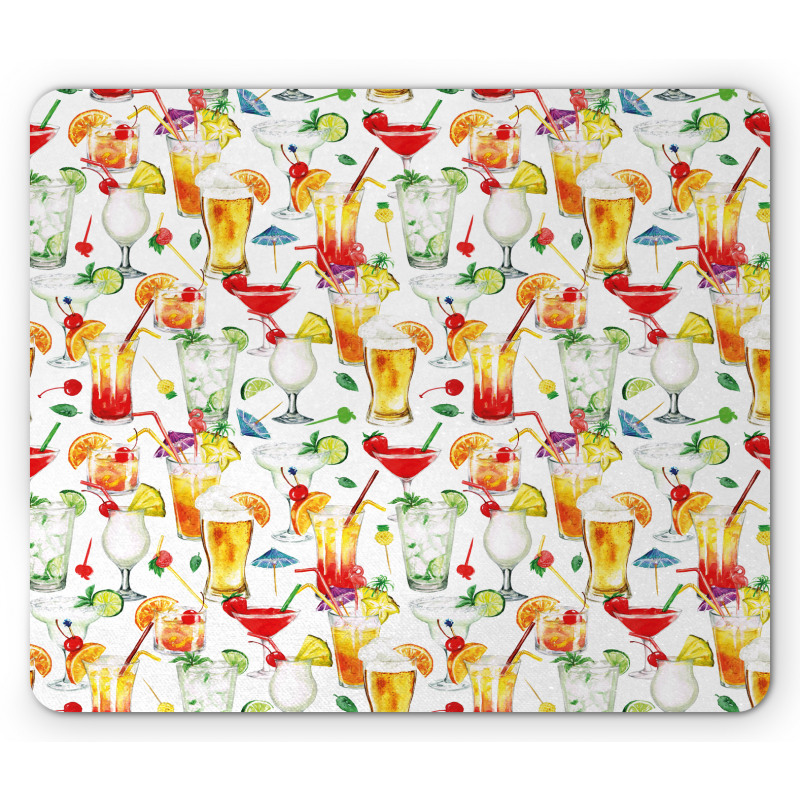 Tropic Cocktails Mouse Pad