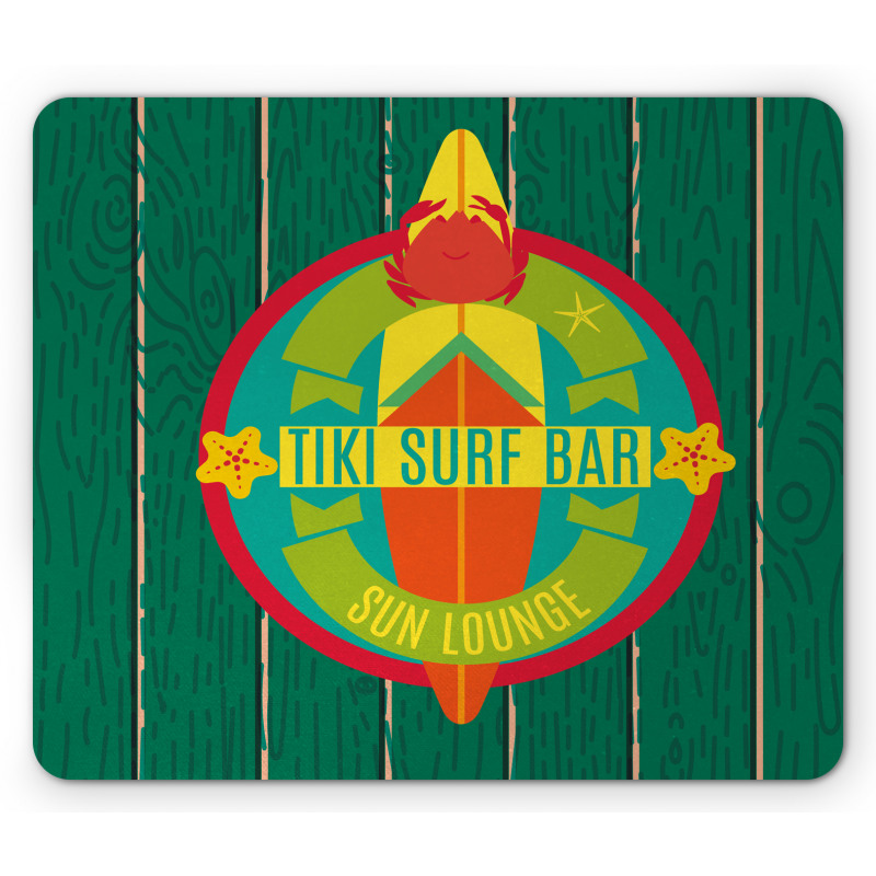 Surf Bar Holiday Mouse Pad