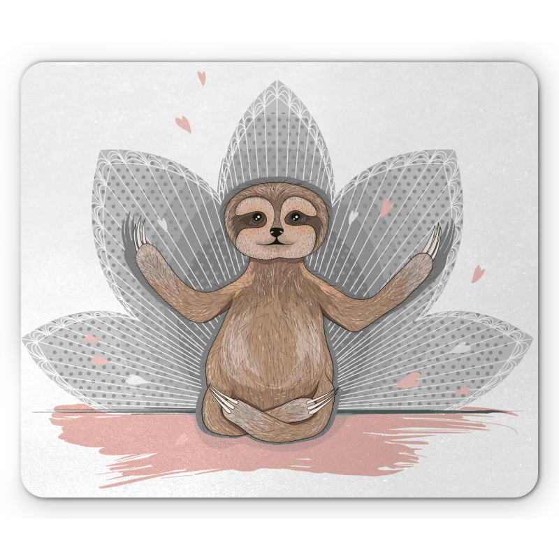 Little Sloth Meditation Mouse Pad