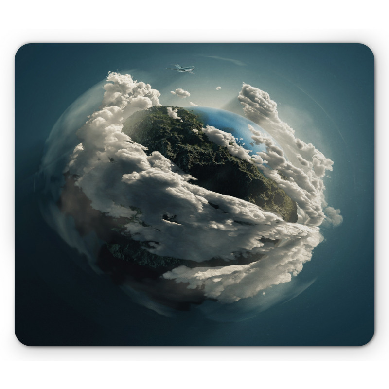 Planet Majestic Clouds Mouse Pad