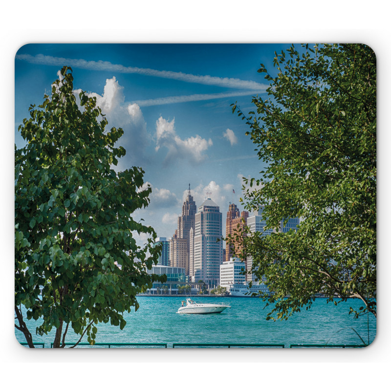 Summer Afternoon River Mouse Pad