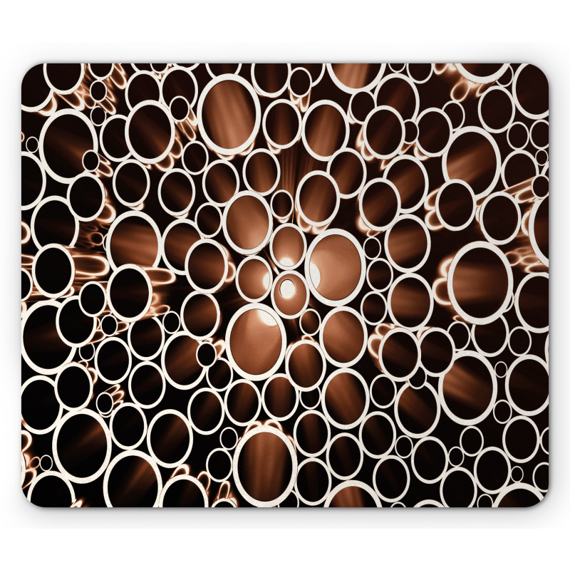 Round Pipes 3D Style Mouse Pad