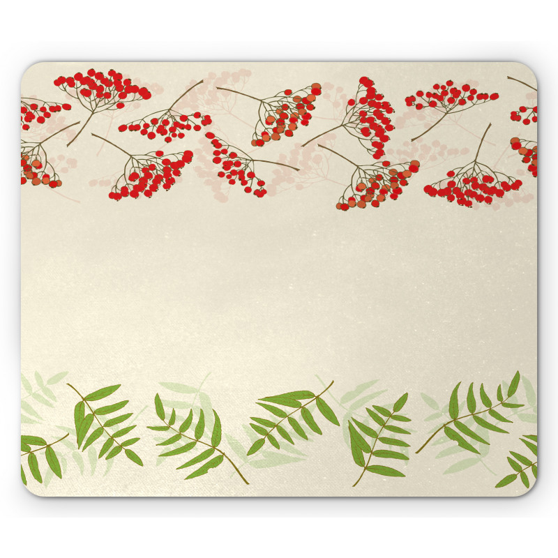 Border with Mountain Ash Mouse Pad