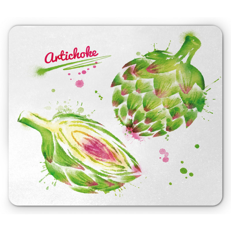 Watercolor Super Food Mouse Pad