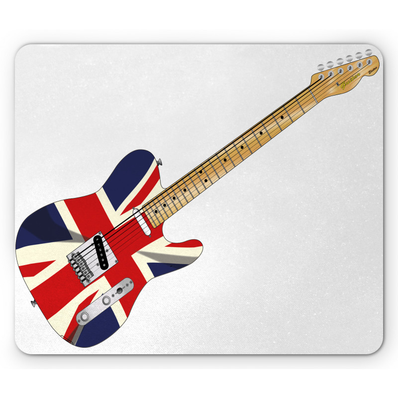 Electric Guitar Flag Mouse Pad