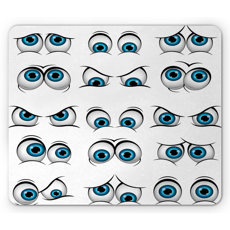Cartoon Emoticons Funny Mouse Pad