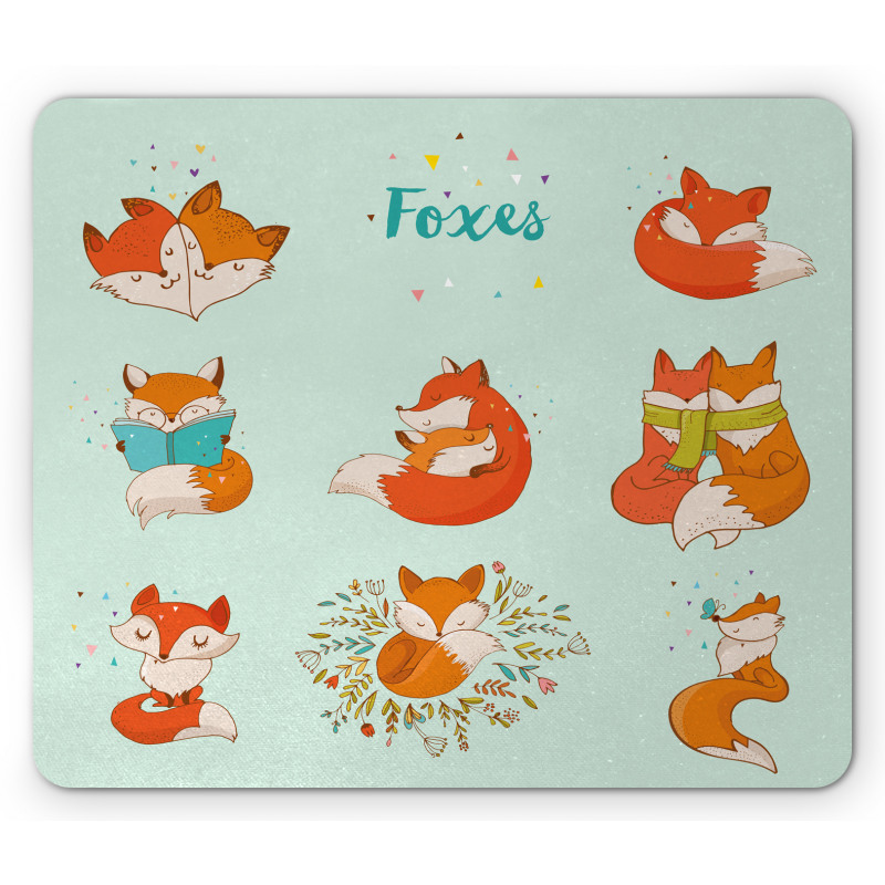 Fun Characters Kids Comic Mouse Pad