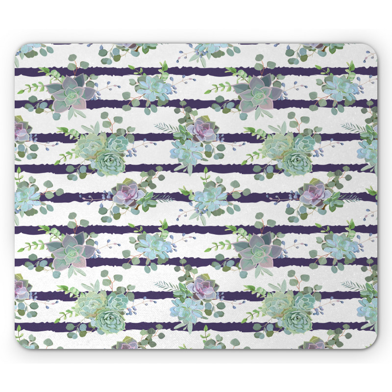 Natural Cactus Pattern Mouse Pad