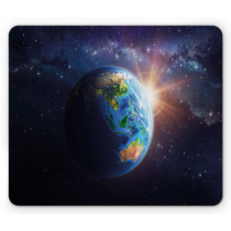 Face of Earth in Space Mouse Pad