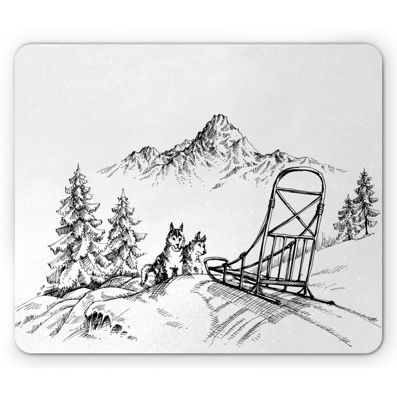 Winter Woods Mouse Pad