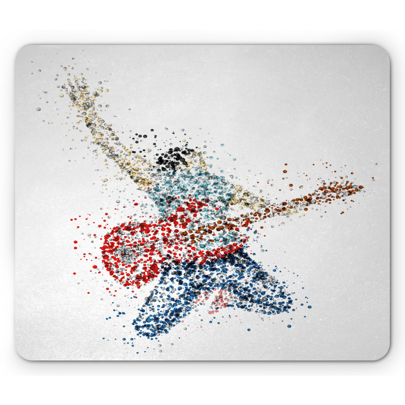 Guitarist Dots Mouse Pad