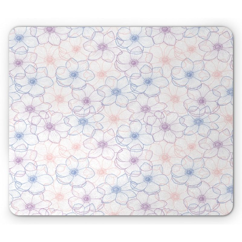 Pastel Petals Mouse Pad