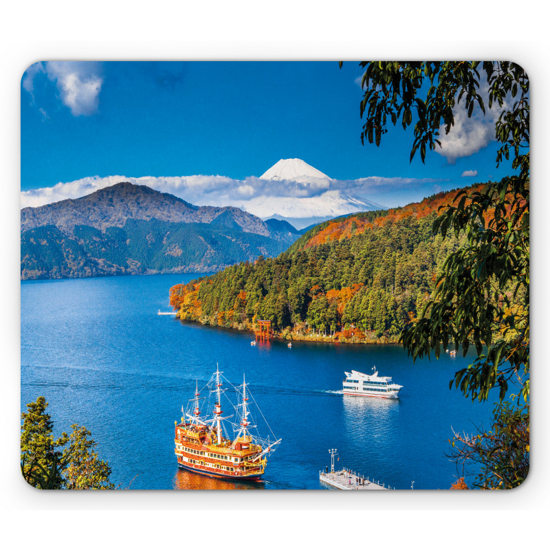 Lake Ashi in Japan Mouse Pad