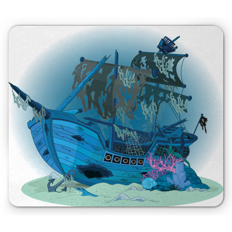 Underwater Antique Mouse Pad