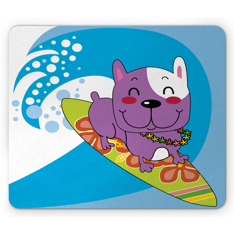 Cartoon Bulldog Mouse Pad