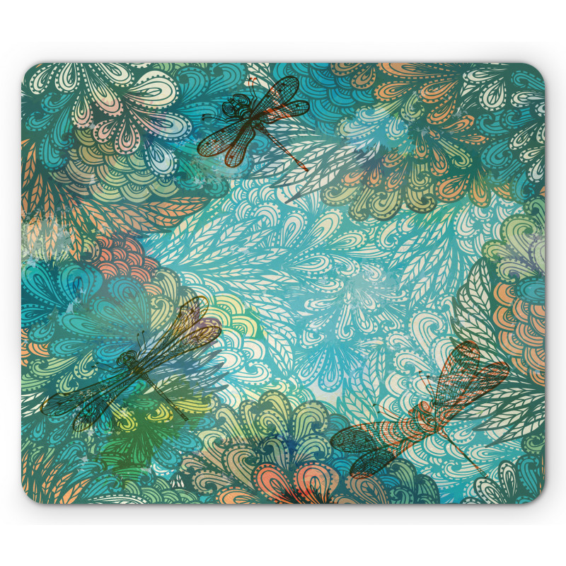 Fantasy Flowers Mix Mouse Pad