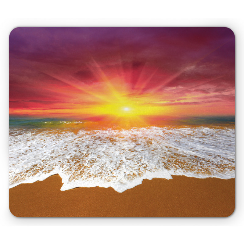 Vivid Coastal Scenery Mouse Pad