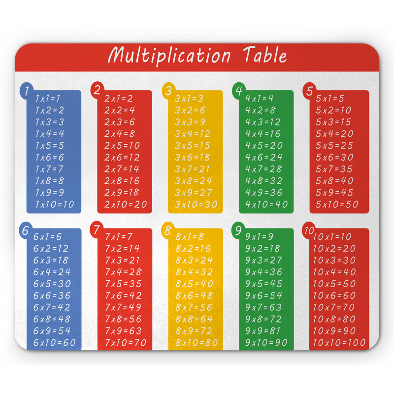 Colorful Classroom Mouse Pad