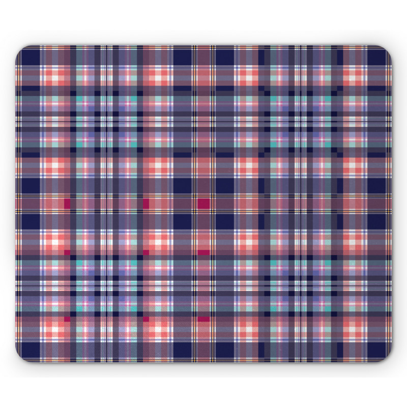 Pink and Blue Tones Mouse Pad