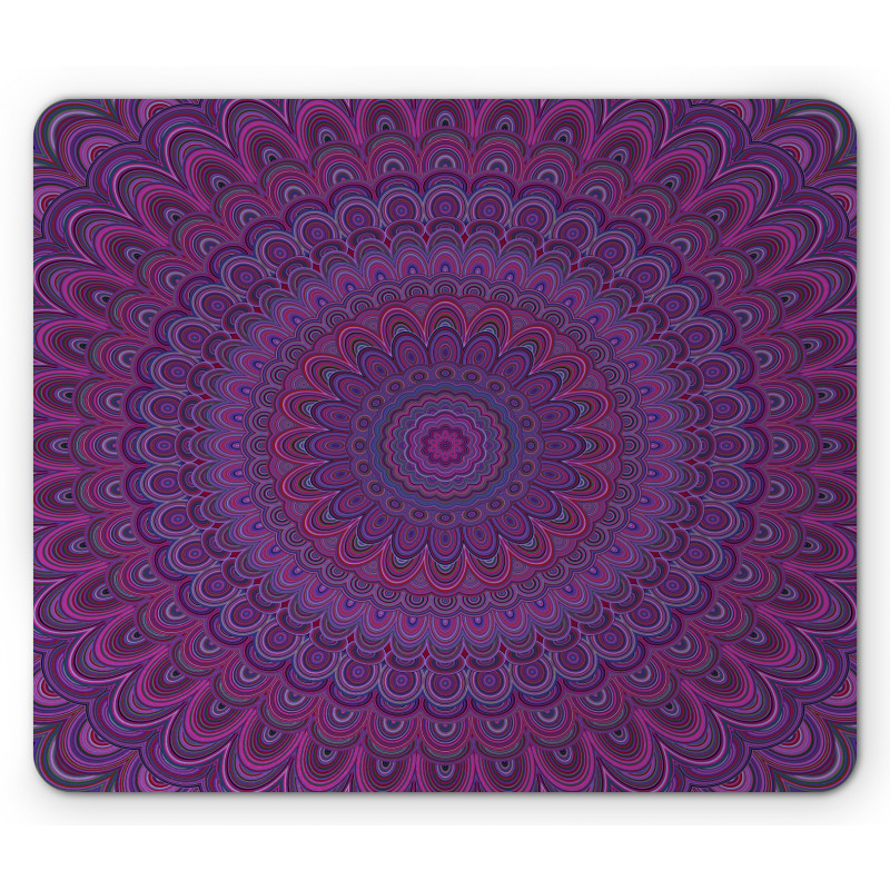 Vintage Purple Mandala Mouse Pad